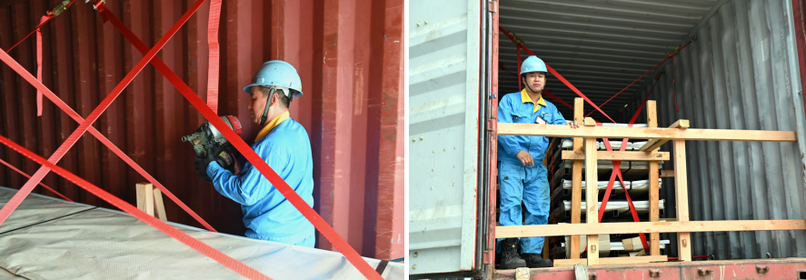 Daming Stainless Steel｜Jiangsu Daming Edelstahlprodukte exportieren verpacken beschäftigt