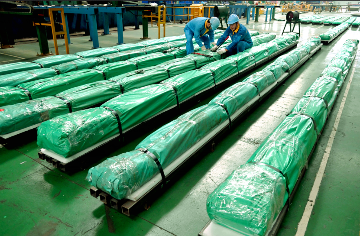 Daming Carbon Steel | Daming υψηλής αντοχής χάλυβα δομικά μέρη που εξάγονται επιτυχώς στην Αμερική