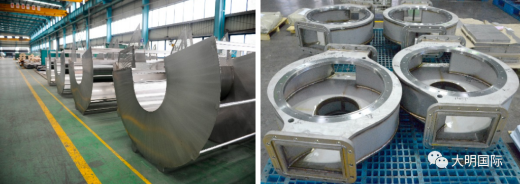 Parts for textile machinery manufactured by Daming