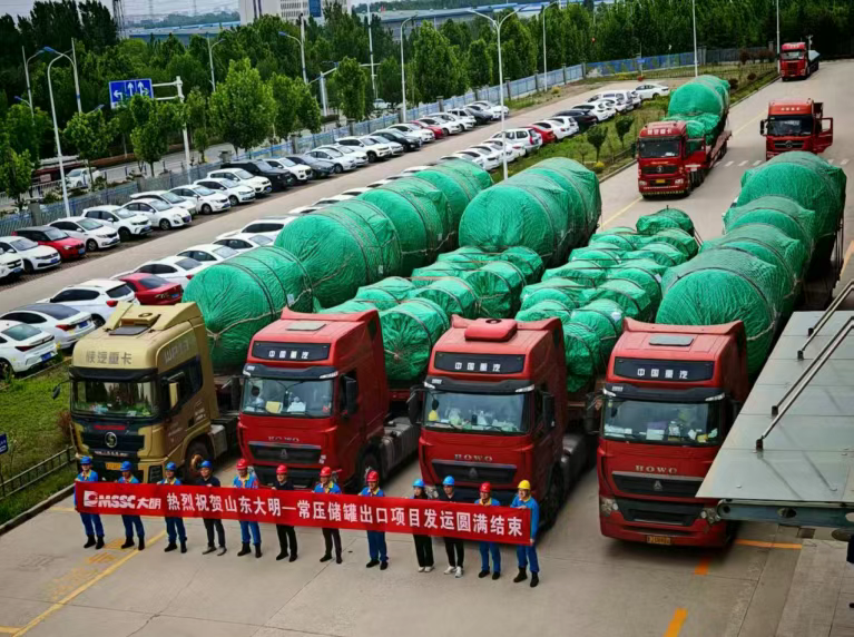 Daming Shipped Batches of Storage Tanks