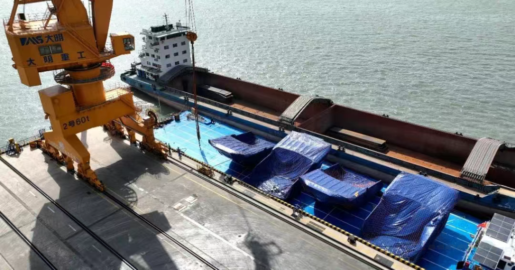 Mining Dump Bodies Delivered from Daming Yangtze River Port