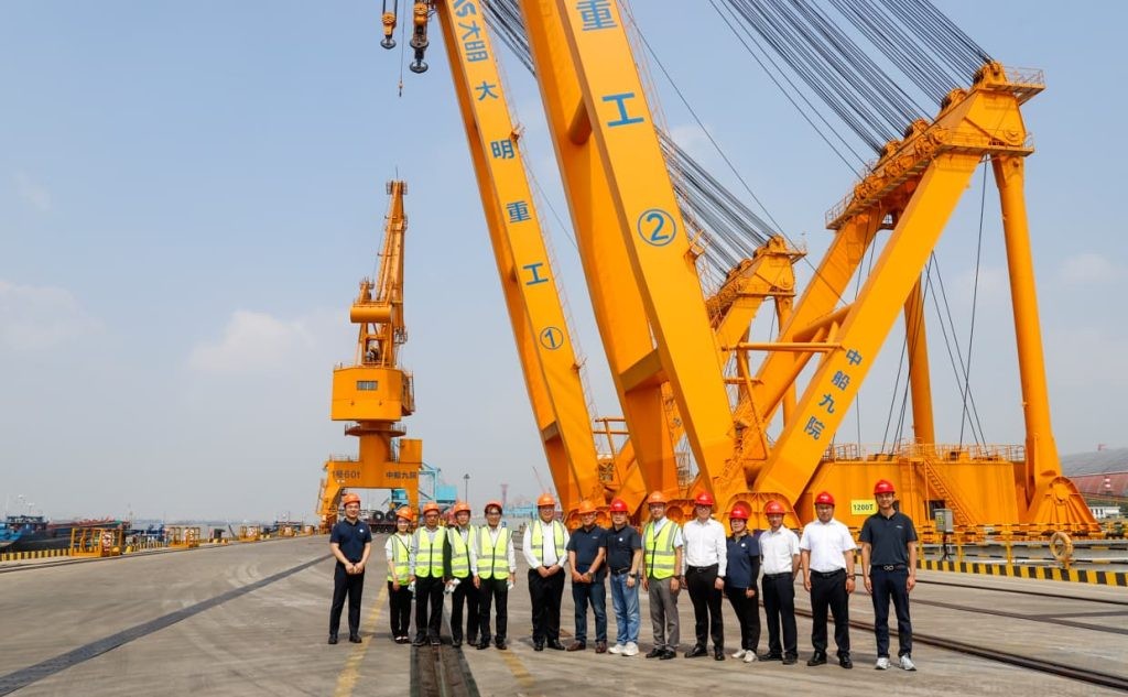 Chiyoda Corporation Visits Daming International