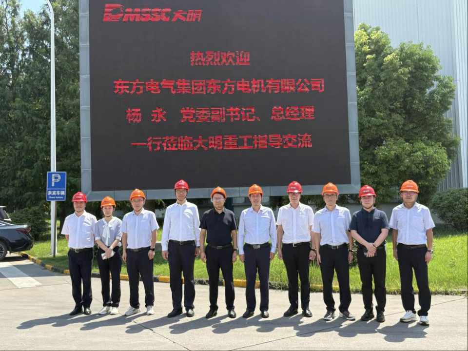 Dongfang Electric Visits Daming Heavy Industry
