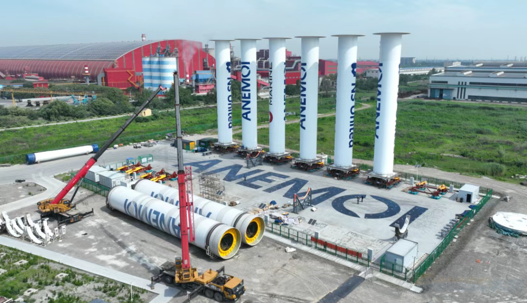 Rotor Sails Fabricated by Daming Is Assembled Rotor Sails Fabricated by Daming Is Assembled