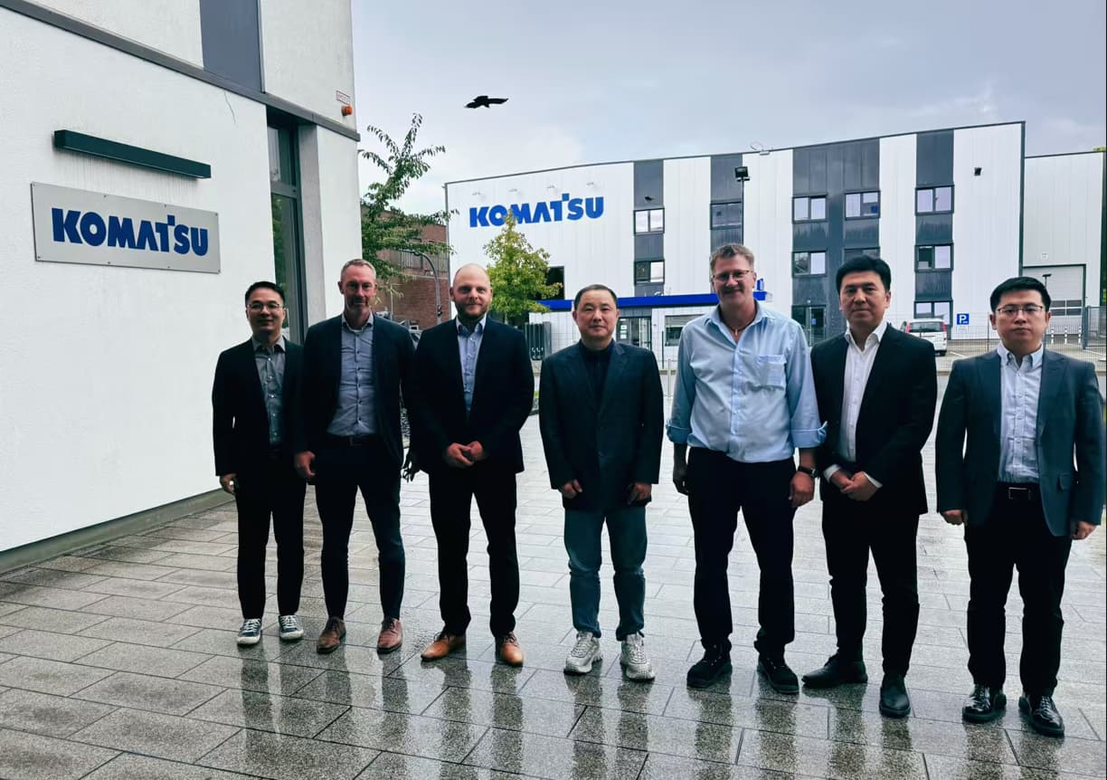 Daming International Visits Komatsu Germany Mining