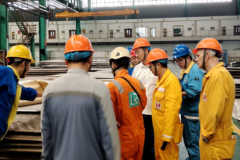 Shipowner and Shipyard Conducting an On site Review in Daming