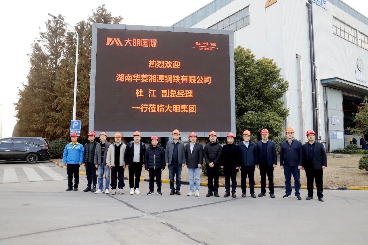Hunan Valin Xiangtan Iron Steel Visits Daming 1