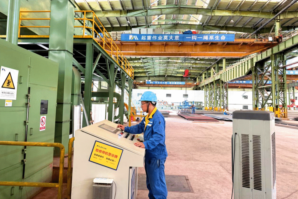 Equipment operation monitoring during Chongqing Damings pre processing process 1
