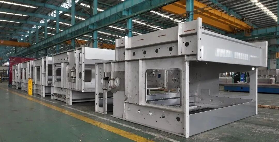 Precision manufactured textile washing equipment components ready for assembly Precision manufactured textile washing equipment components ready for assembly