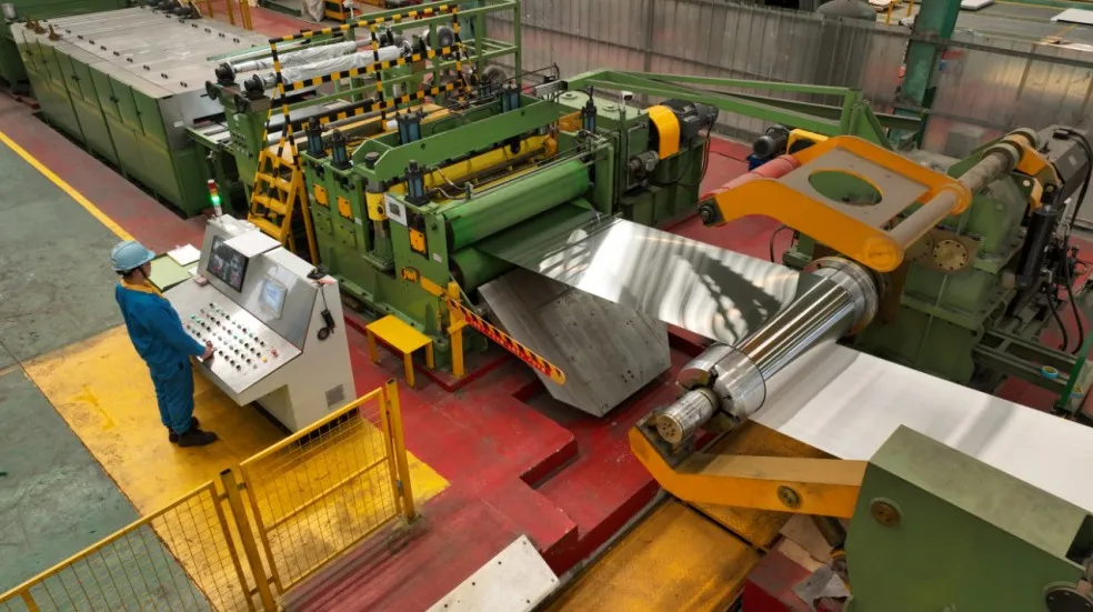 Stainless steel processing and production at Hubei Daming facility Stainless steel processing and production at Hubei Daming facility