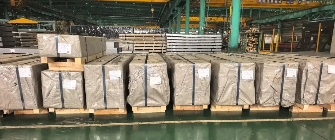 Steel materials processed and packaged for delivery Steel materials processed and packaged for delivery